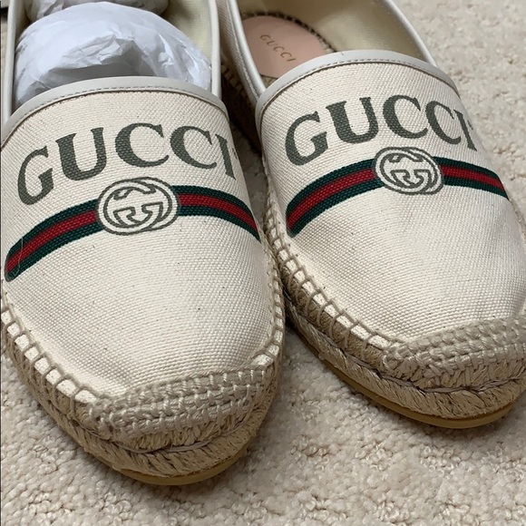 🎉HP🎉Gucci Pilar Gucci Print Espadrilles - Picture 3 of 8